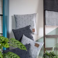 Knit Factory Uni Plaid Urban Green 160x130 cm