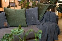 Knit Factory Uni Plaid Urban Green 160x130 cm