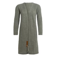 Knit Factory Luna Lange Strickjacke Urban Green 40/42
