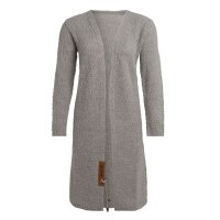 Knit Factory Luna Lange Strickjacke Iced Clay 36/38