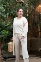 Knit Factory Lily Hose Urban Green L