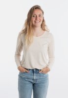 Knit Factory Lily Shirt Beige L Langen Ärmeln
