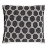 Knit Factory Cody Kissen Anthrazit/Iced Clay 50x50