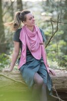 Knit Factory Lola Dreieckstuch Soft Pink