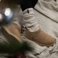 Knit Factory Kick Stulpen Beige