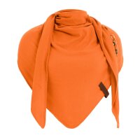 Knit Factory Lola Dreieckstuch gestrickt Orange