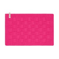 Knit Factory Tischset Uni Fuchsia