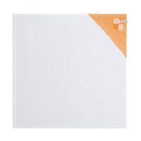 Knit Factory Geschirrtuch Block Ecru/Orange