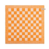 Knit Factory Küchentuch Block Ecru/Orange