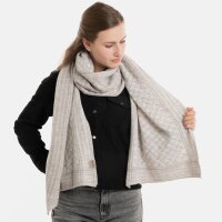 Knit Factory Dusk Schal Iced Clay/Beige