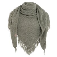 Knit Factory Amber Dreiecksschal Urban Green
