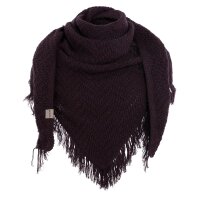 Knit Factory Amber Dreiecksschal Midnight Plum