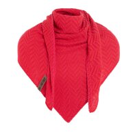 Knit Factory Vera Dreiecksschal Bright Red/Fuchsia