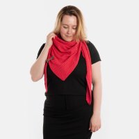 Knit Factory Vera Dreiecksschal Bright Red/Fuchsia