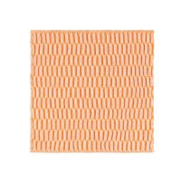 Knit Factory Spültuch Block Ecru/Orange