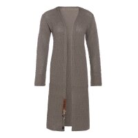 Knit Factory Luna Lange Strickjacke Marron 40/42