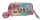 Plüsch Etui Federmäppchen Schlampermäppchen Make-up Tasche 25 cm - Schminktasche Design Plüsch Love Regenbogen