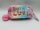 Plüsch Etui Federmäppchen Schlampermäppchen Make-up Tasche 25 cm - Schminktasche Design Plüsch Love Regenbogen