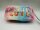 Plüsch Etui Federmäppchen Schlampermäppchen Make-up Tasche 25 cm - Schminktasche Design Plüsch Love Regenbogen