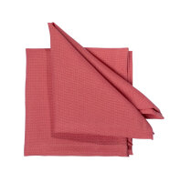 Pichler Serviette 6er Set Panama Rechteck 040/040 koralle