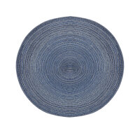 Pichler 12er Set Tischset rund Samba Kreis 038 indigo