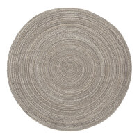Pichler 12er Set Tischset rund Samba Kreis 038 taupe
