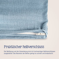 Julius Zöllner denim Bettwäsche Musselin...