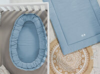 Julius Zöllner denim Krabbeldecke Musselin 95x135