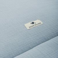 Julius Zöllner denim Krabbeldecke Musselin 95x135