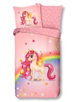 Soma Renforcé Bettwäsche Regenbogen Set 2...