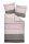 Soma Feinbiber Bettwäsche 2 teilig Bettbezug 135 x 200 cm Kopfkissenbezug 80 x 80 cm Davos 65016-05 beere mauve
