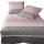 Soma Feinbiber Bettwäsche 2 teilig Bettbezug 155 x 220 cm Kopfkissenbezug 80 x 80 cm Davos 65016-05 beere mauve