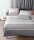 Soma Feinbiber Bettwäsche 2 teilig Bettbezug 155 x 220 cm Kopfkissenbezug 80 x 80 cm Davos 65016-08 silber sand