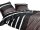 Soma Biber Bettwäsche Davos 2 teilig Bettbezug 135 x 200 cm Kopfkissenbezug 80 x 80 cm Nougat schwarz Streifen