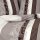 Soma Feinbiber Wende-Bettwäsche Davos 6456-07 155x220 cm + 80x80 cm paisley Streifen cappuccino