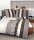 Soma Feinbiber Wende-Bettwäsche Davos 6456-07 155x220 cm + 80x80 cm paisley Streifen cappuccino