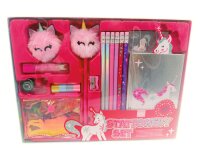 Einhorn 35-teiliges Schreibwarenset Kreativset, Malset...