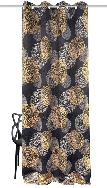 HOME WOHNIDEEN Ginny 245 X 135 cm 1x Fertigdeko Anthrazit