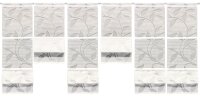 HOME WOHNIDEEN Rana 6Er Set 120 x 30 cm 6x Magnetrollo...