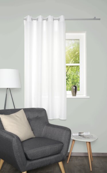 Home Basics Benoga 175 x 135 cm 1x Fertigschal Wollweiß