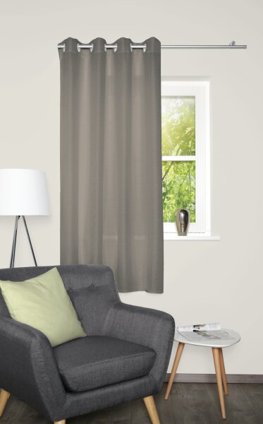 Home Basics Benoga 175 x 135 cm 1x Fertigschal Stein