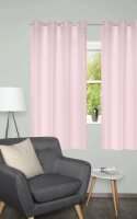 Home Basics Benoga 2Er Set 175 x 135 cm 2x Fertigschal Rose