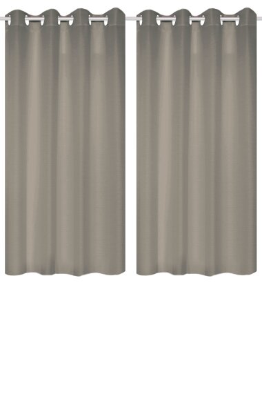 Home Basics Benoga 2Er Set 175 x 135 cm 2x Fertigschal Stein