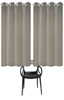 Home Basics Benoga 2Er Set 175 x 135 cm 2x Fertigschal Stein