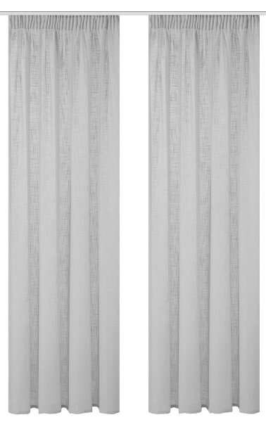 Home Basics Softy 2Er Set Kombibandschal 245 x 140 cm 2x Fertigschal Grau