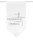HOME WOHNIDEEN Fensterbehang Voile Digitaldruck "Auszeit" 80 x 40 cm 1x Fensterbehang Grau