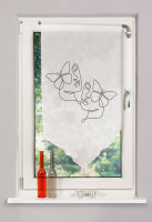 HOME WOHNIDEEN Fensterbehang Voile Digitaldruck...