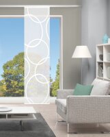 HOME WOHNIDEEN Schiebevorhang Jacquard Transparent...