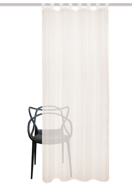 HOME WOHNIDEEN Nessi 245 X 135 cm 1x Fertigschal Wollweiß