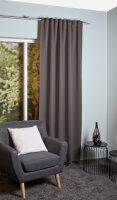 HOME WOHNIDEEN Blacky 245 x 140 cm 1x Verdunklungsschal...